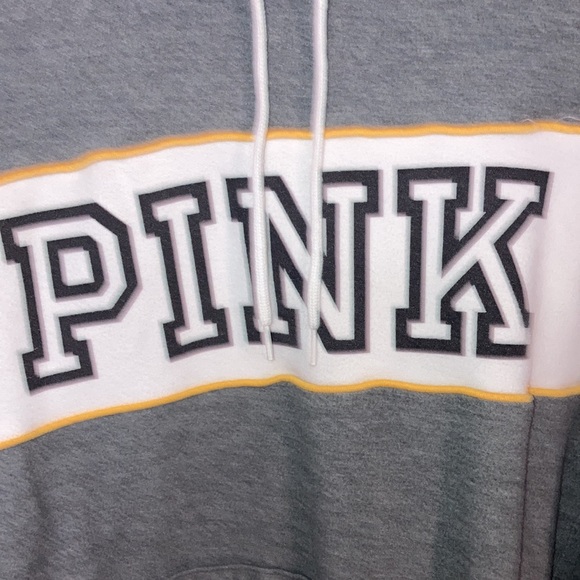 PINK Pullover Sweatshirt Gray Victoria’s Secret L - Picture 2 of 6